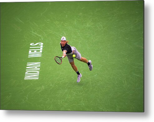 Tennis Metal Print featuring the photograph Shapovalov by Bill Cubitt