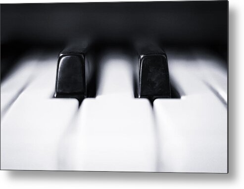Piano Metal Print featuring the photograph Sharp or flat by Scott Norris