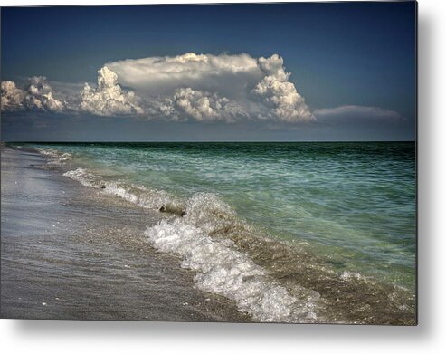 Sanibel Island Metal Print featuring the photograph Shells, Surf And Summer Sky by Greg and Chrystal Mimbs