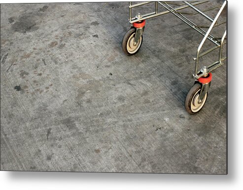 Shopping Cart Metal Print featuring the photograph Shopping Cart by Prakash Ghai