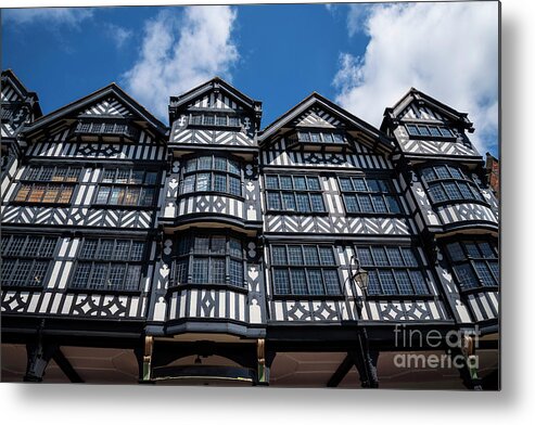 Shopping Metal Print featuring the photograph Historic Chester by Brenda Kean