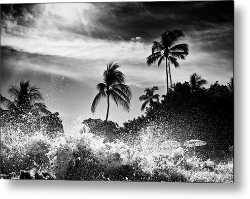 Surfing Metal Print featuring the photograph Shorebreak by Nik West