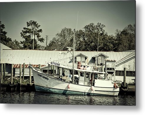 Shrimp Boat Metal Print featuring the photograph Shrimp Boats - Bayou La Batre Alabama by Mountain Dreams