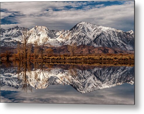 Reflection Metal Print featuring the photograph Sierra Reflections 2 by Cat Connor
