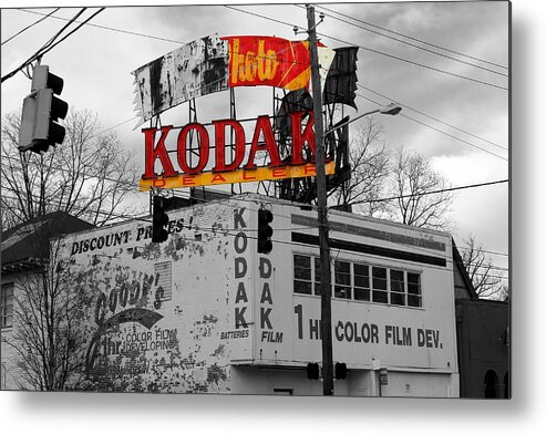 Photo For Sale Metal Print featuring the photograph Sign of the Times  by Robert Wilder Jr