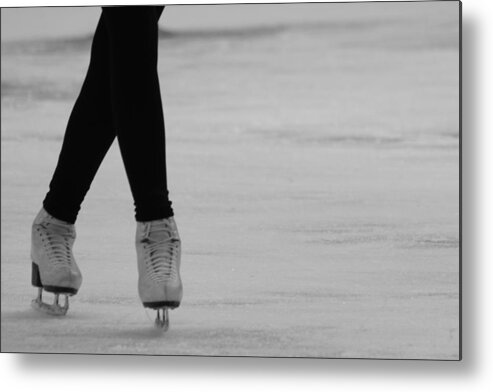 Ice Skate Metal Print featuring the photograph Skating by Lauri Novak