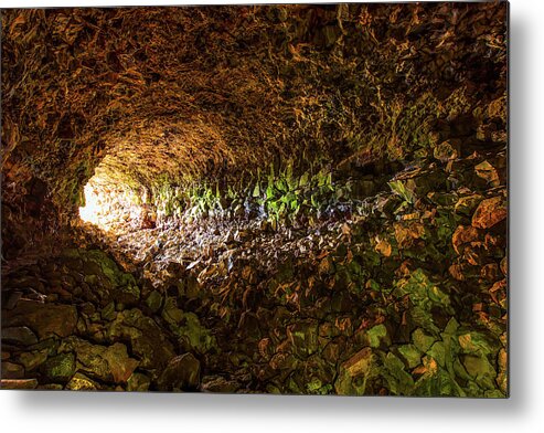 Landscape Metal Print featuring the photograph Skull Cave by Marc Crumpler