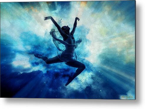 Dancer Metal Print featuring the digital art Sky dancer 2 by Lilia S