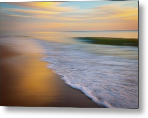 Wave Metal Print featuring the photograph Sliced by R Scott Duncan
