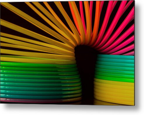 Slinky Metal Print featuring the photograph Slinky by Bob Cournoyer