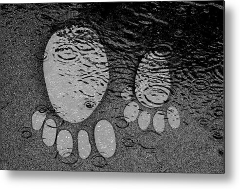 Small Feet And Big Feet Metal Print featuring the photograph Small feet and Big feet 18 by Jean Francois Gil