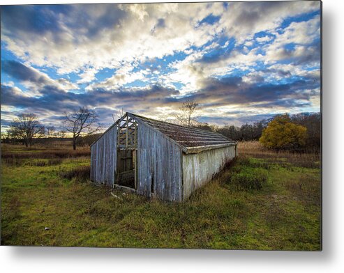 Smith Metal Print featuring the photograph Smith Duck Farm in East Moriches by Robert Seifert