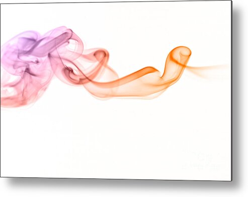 Abstract Metal Print featuring the photograph smoke IV by Joerg Lingnau