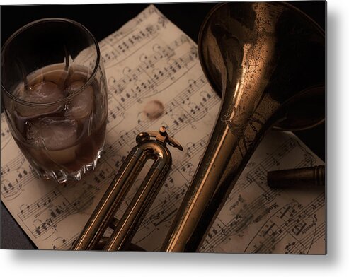 Jazz Metal Print featuring the photograph Smooth Jazz by Eugene Campbell