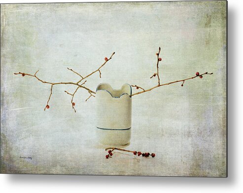 Red Metal Print featuring the photograph So Simple, So Pretty by Randi Grace Nilsberg