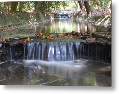 Water Metal Print featuring the photograph Soothing Waters by Amy Fose
