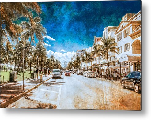 2015 Metal Print featuring the photograph South Beach Road by Melinda Ledsome