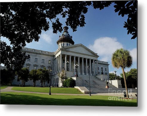 South Carolina Metal Print featuring the photograph South Carolina State House 2 by Michael Eingle