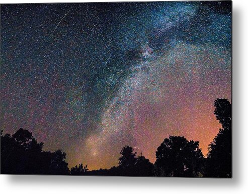 Arkansas Metal Print featuring the photograph South Fork Milky Way by Micah Goff
