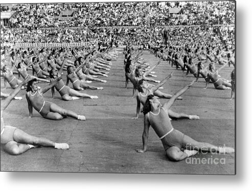 1947 Metal Print featuring the photograph Soviet Union: Gymnasts by Granger