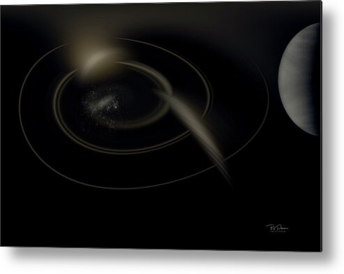 Universe Metal Print featuring the digital art Space Ride 5 by Bill Posner