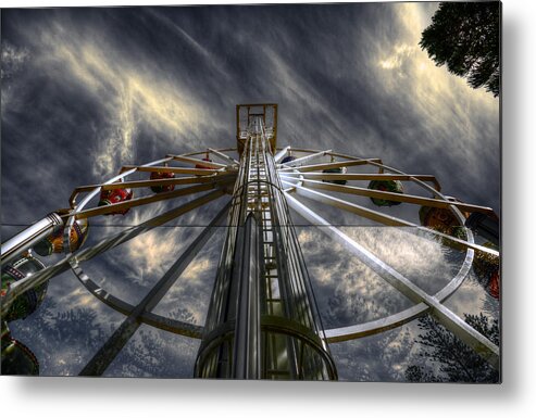 Amusement Metal Print featuring the photograph Spinner by Wayne Sherriff