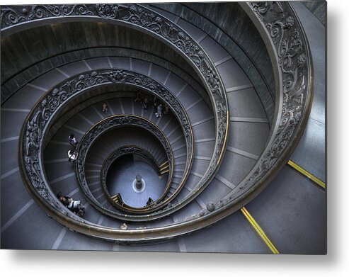 Spiral Staircase Metal Print featuring the photograph Spiral Staircase by Maico Presente