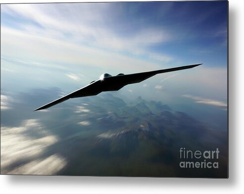 B2 Metal Print featuring the digital art Spirit In The Sky by Airpower Art