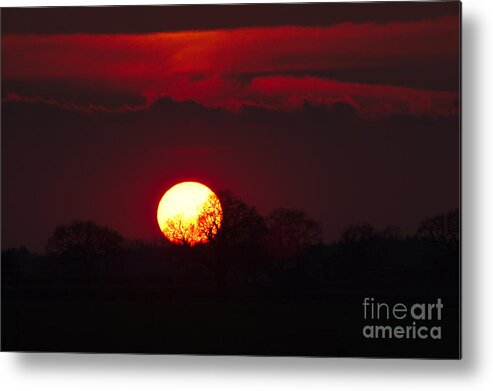 St James Lake Metal Print featuring the photograph Spring Sunset by Jeremy Hayden