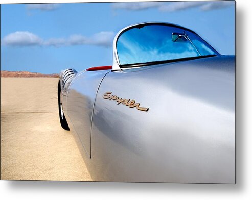Automotive Metal Print featuring the photograph Spyder by Peter Tellone