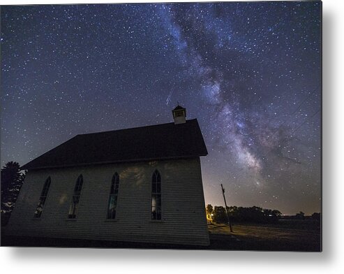 Meteors Metal Print featuring the photograph St. Anns 3 by Aaron J Groen