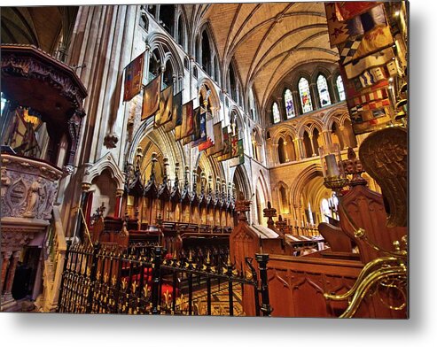 St. Patrick's Cathedral Metal Print featuring the photograph St. Patrick's Cathedral in Dublin Number Two by Marisa Geraghty Photography