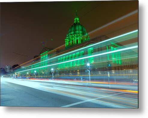 City Metal Print featuring the photograph St. Patrick's Day by Jonathan Nguyen