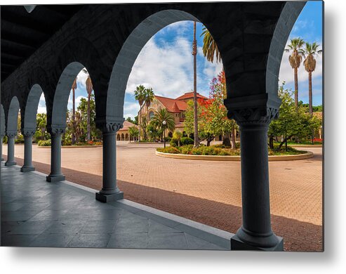 City Metal Print featuring the photograph Stanford Campus by Jonathan Nguyen