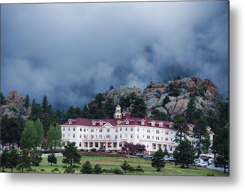 Colorado Metal Print featuring the photograph Stanley Hotel at Estes Park by Gregory Scott