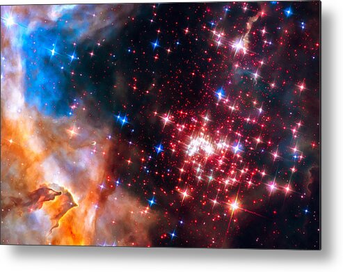 Westerlund Metal Print featuring the photograph Star cluster Westerlund 2 Space Image by Matthias Hauser