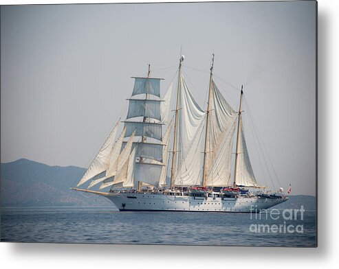 Aegis Metal Print featuring the photograph Star Flyer II by Hannes Cmarits