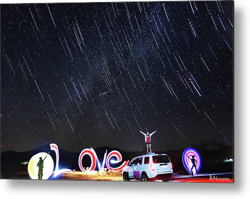 Garner State Park Metal Print featuring the photograph Star Showers by Andrew Nourse