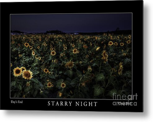 Fine Art Metal Print featuring the photograph Starry Night by Gene Bleile Photography 