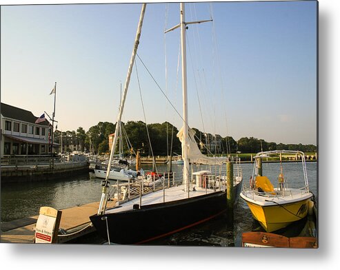 Landscape Metal Print featuring the photograph Stars and Stripes Boat Tour by Tony Delsignore