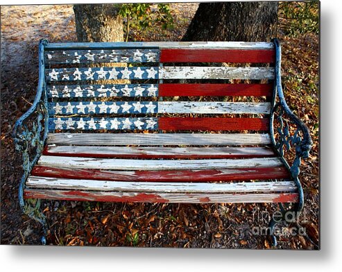 American Flag Display Metal Print featuring the photograph Stars and Stripes by Southern Photo