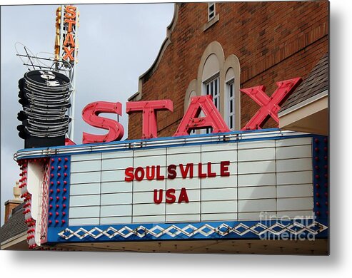 Stax Metal Print featuring the photograph Stax Records in Color by Robert Wilder Jr