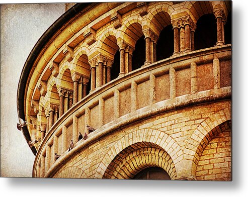 Cologne Metal Print featuring the digital art St. Gereon Church in Cologne, Germany by Tatiana Travelways