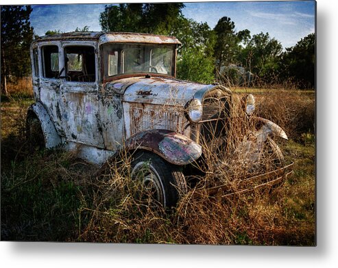 Rusty Metal Print featuring the photograph Still Here by Elin Skov Vaeth