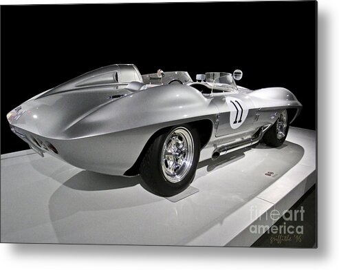 Corvette Metal Print featuring the photograph Stingray Racer by Tom Griffithe