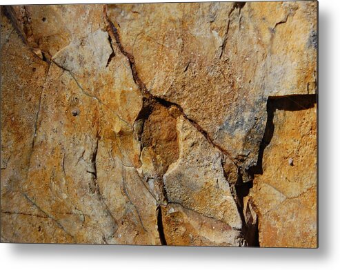 Stone Metal Print featuring the photograph Stone by Patty Vicknair
