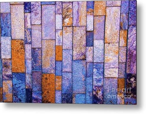 Wall Metal Print featuring the photograph Wall in Abstract by D Davila