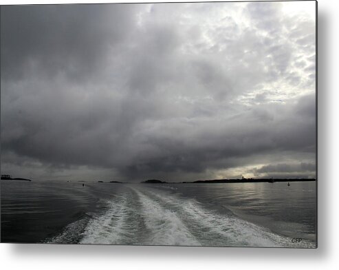 Scenic Metal Print featuring the photograph Stormy Morning by Becca Wilcox