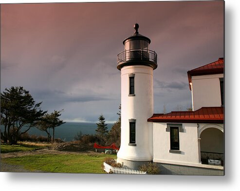 Skies Metal Print featuring the photograph Stormy Skies by Mary Gaines