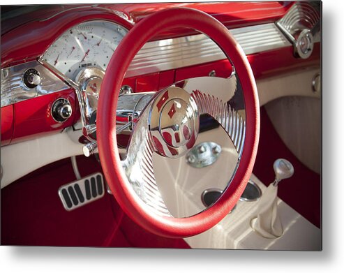 Chevy Metal Print featuring the photograph Strawberries and Creme by Jeff Mize